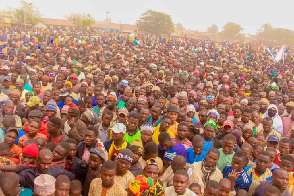 Cross Section At Kankara PDP Rally