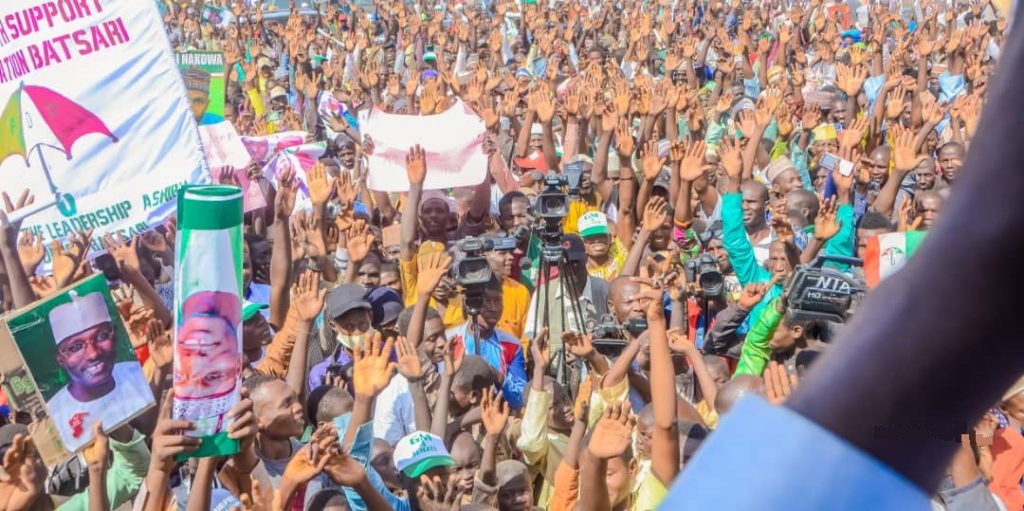 Crowd in Batsari PDP Campaign