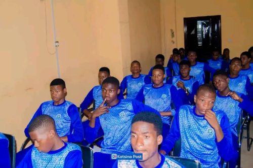 Katsina Football Academy 17 New Players Receive Kits