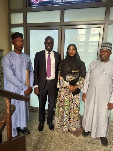Hajiya Bilkisu Sulaiman Ibrahim-SA Banking and Finance, Alhaji Umar Ibrahim Dutsi, PS and Mr. Lawal Sani, Director of Investment at the Review of Katsina State Investments in Lagos